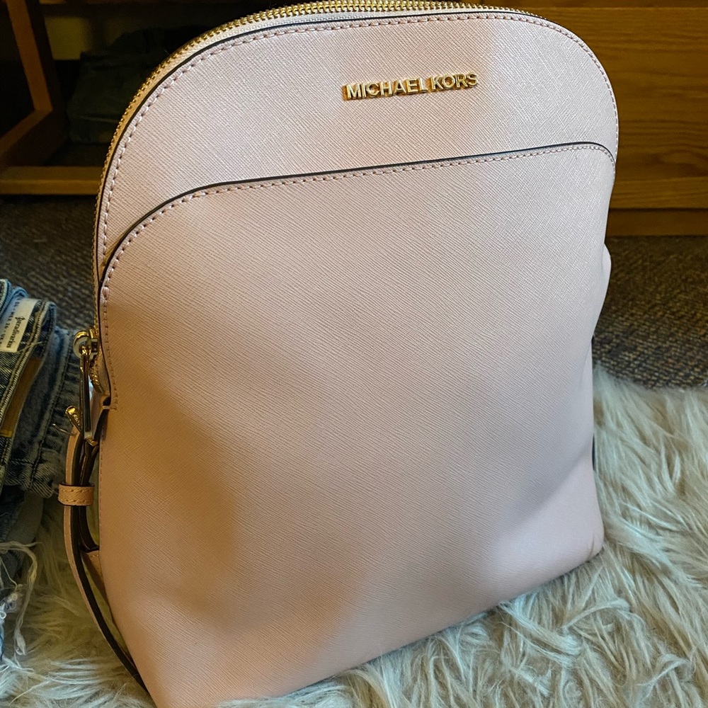 Blush pink MK backpack